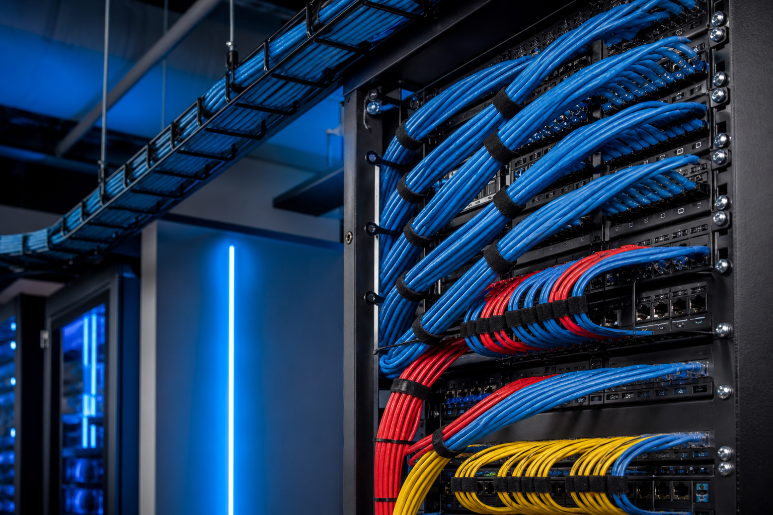 Professional structured cabling and low-voltage infrastructure
